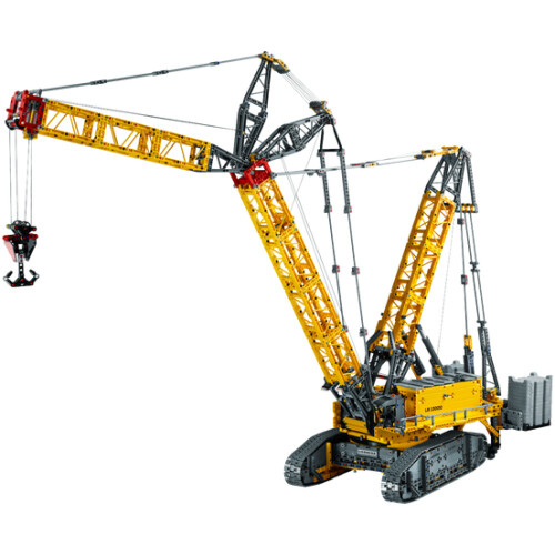 LEGO Liebherr Rupsbandkraan LR 13000 - Technic model - 99 cm hoog - Multi-color Tweedehands