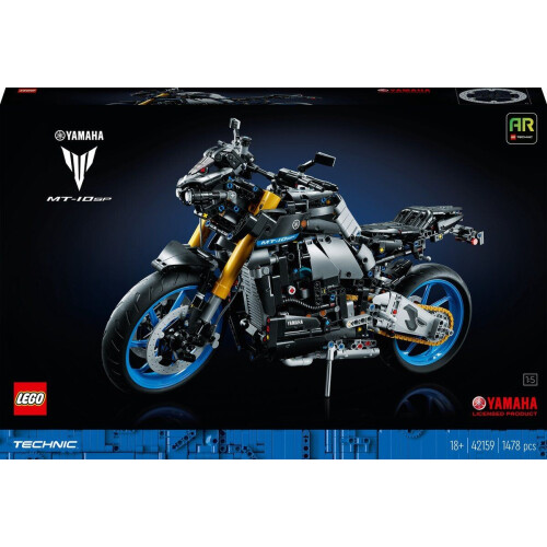 LEGO Technic 42159 - Yamaha MT-10 SP - 4-cilindermotor met werkende besturing - 1478 onderdelen