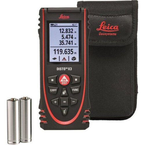 Leica Disto X3 Afstandsmeter in tas - bluetooth - 150m Tweedehands