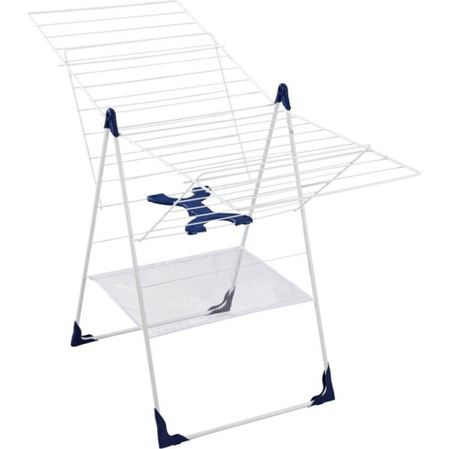 Leifheit Classic 250 Flex - Droogrek - 25 m drooglengte - Wit/Blauw