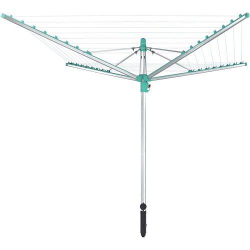 Leifheit Linomatic 500 Easy - Droogmolen - 50 m drooglengte - Turquoise Tweedehands