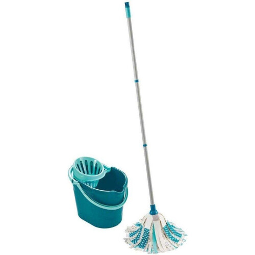 Leifheit Power Mop 3in1 - Compleet Systeem - 12-liter-emmer met zeef - Groen