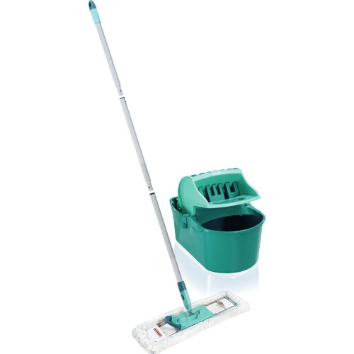 Leifheit Profi vloerwisser XL - Micro Duo vloerdoek - compleet compact systeem- 42 cm wisbreedte - 8L emmer Tweedehands