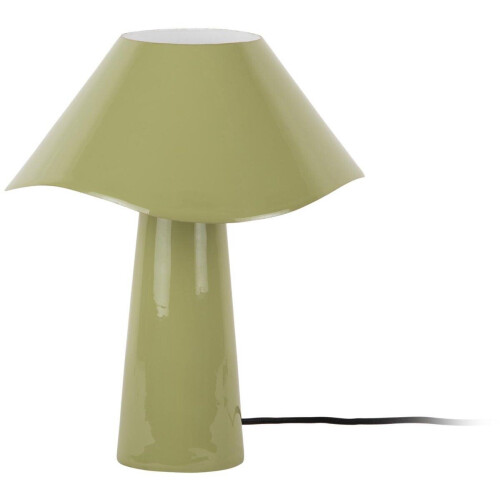 Leitmotiv Ameno - Tafellamp - Moderne mushroom-vorm - Groen -Ø28cm
