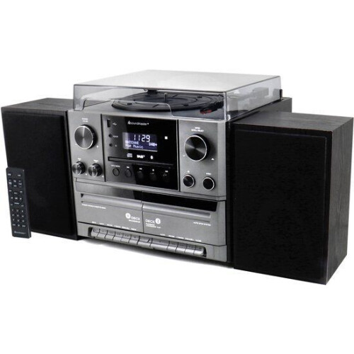 Lenco Classic Phono TCD‑3571 - Platenspeler Bluetooth - DAB+ FM-radio - Hout Tweedehands