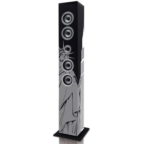 Lenco IBT-6 - Bluetooth speaker - FM radio - New York Liberty Tweedehands