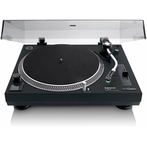Lenco L-3828BK - Draaitafel - Direct drive USB - Zwart