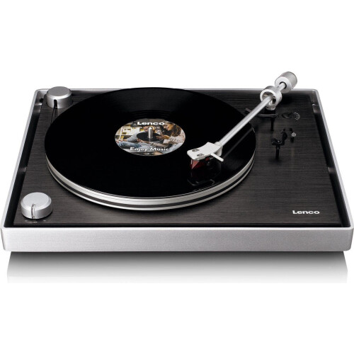 Lenco L-455BK - Platenspeler - Zichtbare riemaandrijving - Ortofon 2M RED cartridge - Zwart Tweedehands