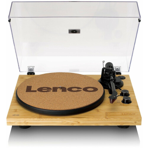 Lenco LBT-335BA - Bluetooth® Platenspeler - Bamboe behuizing - 33/45 RPM