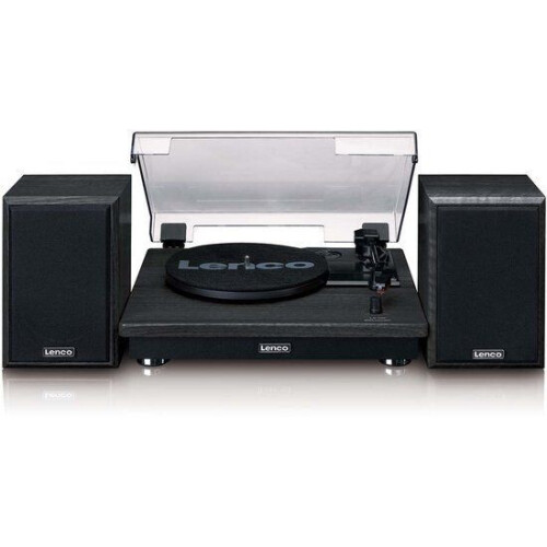 Lenco LS-100BK - Platenspeler - Bluetooth 5.3 - 2 externe speakers - Zwart Tweedehands