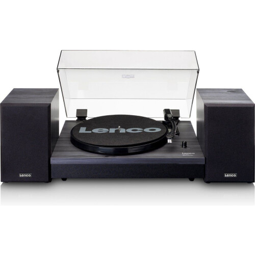 Lenco LS-301 - Platenspeler - Bluetooth 4.1 - 2 luidsprekers (2 stuks)