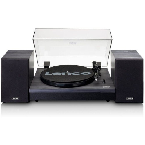 Lenco LS-301 - Platenspeler - Bluetooth 4.1 - 2 houten speakers zwart