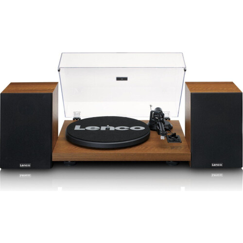 Lenco LS-480WD - Platenspeler - Bluetooth - 2 luidsprekers - Hout Tweedehands