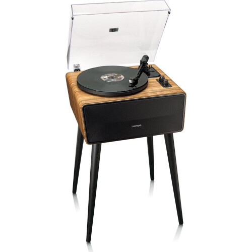 Lenco LS-570OK - Bluetooth Platenspeler - 4 Ingebouwde Speakers - Eikenhout (2023)