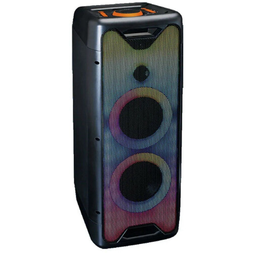 Lenco ML-PA-BT-02-BK - Bluetooth PA-systeem - 100W RMS met LED-verlichting - Zwart Tweedehands