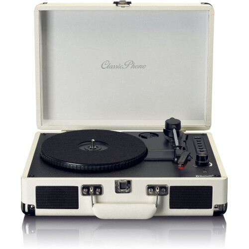 Lenco TT-115CR - Bluetooth platenspeler - Ingebouwde speakers - Retro koffer Tweedehands