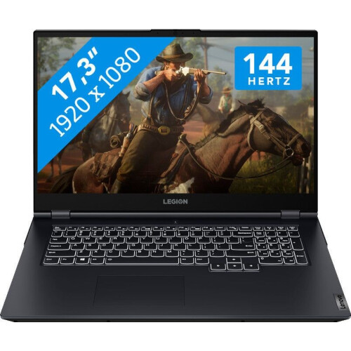 Lenovo Legion 5 17ITH6H - Gaming-laptop - i7-11800H - RTX 3060 - 17.3 inch - 16GB - 1TB SSD - Zwart Tweedehands