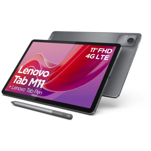 Lenovo Tab M11 - Tablet - 128GB opslag - 8GB RAM - Grijs