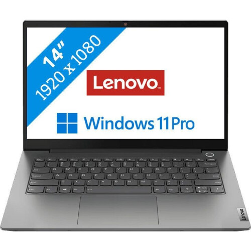 Lenovo ThinkBook 14 G4 ABA - Laptop - AMD Ryzen 7 5825U 16 GB DDR4 512 GB SSD Full HD Wi-Fi 6 Windows 11 Pro Grijs