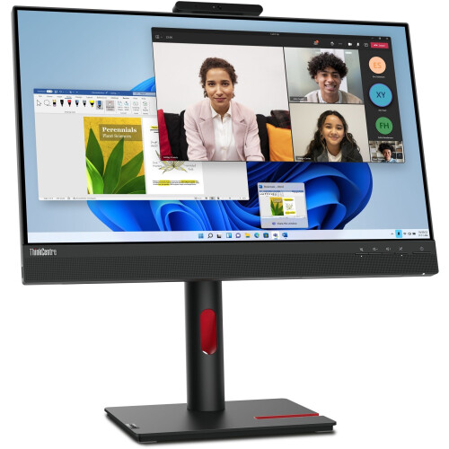 Lenovo ThinkCentre Tiny-In-One 24 Gen 5 - 23,8 inch Full HD IPS - 1080p webcam - Zwart Tweedehands