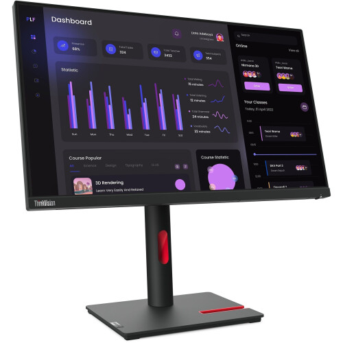 Lenovo ThinkVision T24i-30 - Full HD LED Monitor - 23.8 Inch Tweedehands