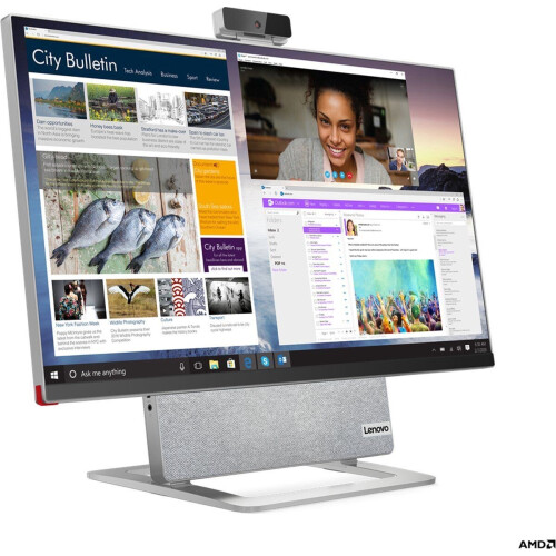 Lenovo Yoga 7 F0G7005ANY - All-in-One PC - 27 Inch 4K - Ryzen 7 5800H - 16 GB RAM - W11 Home - Wit