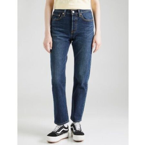 LEVI'S ® 501® - Regular Jeans - High Waist - Donkerblauw 32X32 Tweedehands
