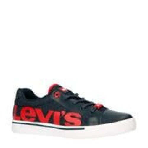 Levi's Kids Future Mega sneakers blauw/rood maat 28– Lichtgewicht met uitneembaar voetbed