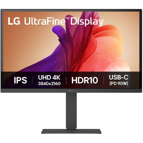 LG 27U730A-B - 27 inch 4K UHD IPS Monitor - USB-C 90W - Zwart