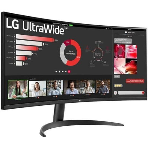 LG 34WR50QK-B - Computer Monitor - 34"UltraWide WQHD 3440 x 1440 - Zwart Tweedehands