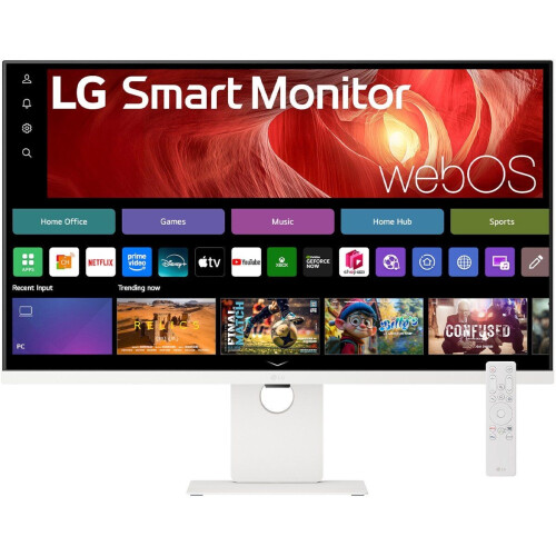 LG 37U730SA - Smart Monitor - 37"4K UHD IPS met webOS 23 - Wit Tweedehands