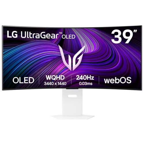 LG 39GX90SA-W - UltraGear OLED Gaming Monitor - 3440x1440 240Hz - Curved 800R Tweedehands