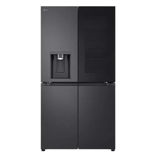 LG CraftIce InstaView GMG96CRAFT - Amerikaanse stijl koel-vriescombinatie - Craft Ice - Essence Black Steel