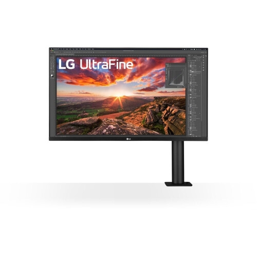 LG Ergo 32UN880K - 32 Inch 4K Monitor - USB-C 60W Power Delivery - Zwart