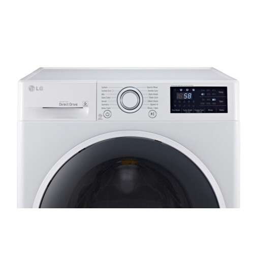 Lg F14u2tdn0 - Wasmachine - 8 Kg - 1400 Tpm - Direct Drive - Wit