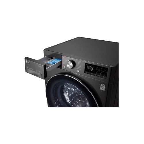 Lg F4v909btse - Wasmachine - 9 Kg - 1400 Tpm - Ai Dd & Turbowash 360 - Energieklasse A - Zwart | Nieuw (outlet)