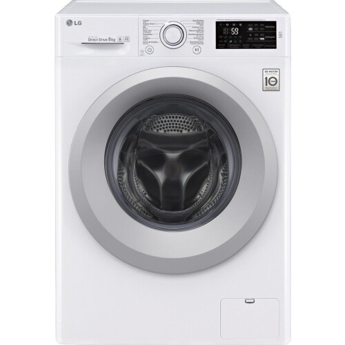 LG F4WV208S3 - Wasmachine - 8 kg - AI Direct Drive - Stoomfunctie - Wit Tweedehands