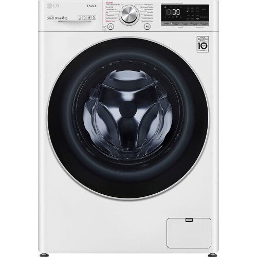 Lg F4wv708p1e - Wasmachine - 8 Kg - 1400 Tpm - Steam & Turbowash - Energieklasse A | Nieuw (outlet)
