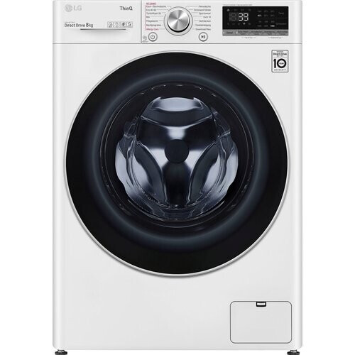 Lg F4wv708p1e - Wasmachine - 8 Kg - 1400 Tpm - Steamwash & Turbowash - Energieklasse A - Wit | Nieuw (outlet) Tweedehands