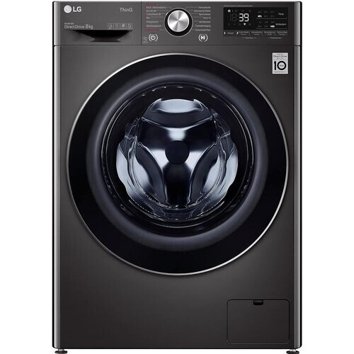 Lg F4wv708p2ba - Wasmachine - 8 Kg - 1400 Tpm - Ai Dd & Steam - Energieklasse A - Antraciet | Nieuw (outlet) Tweedehands