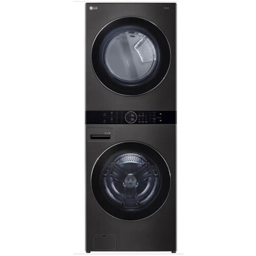 LG F761TOWERB - Voorbelading - Vrijstaand - Chroom (33 kg)