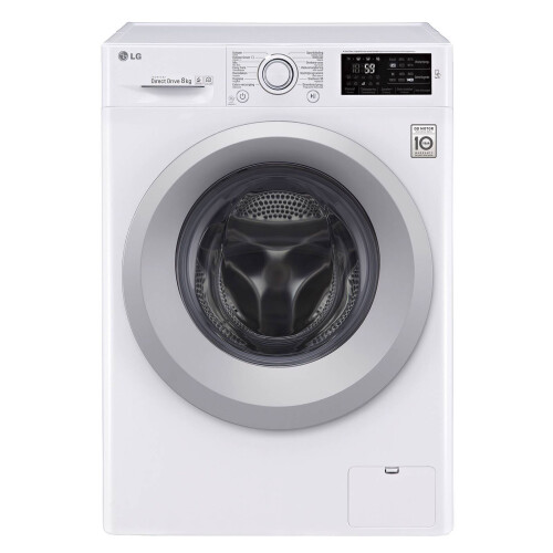 Lg Fh4j5tn8 - Wasmachine - 8 Kg - 1400 Tpm - Direct Drive - Energieklasse D | Nieuw (outlet)
