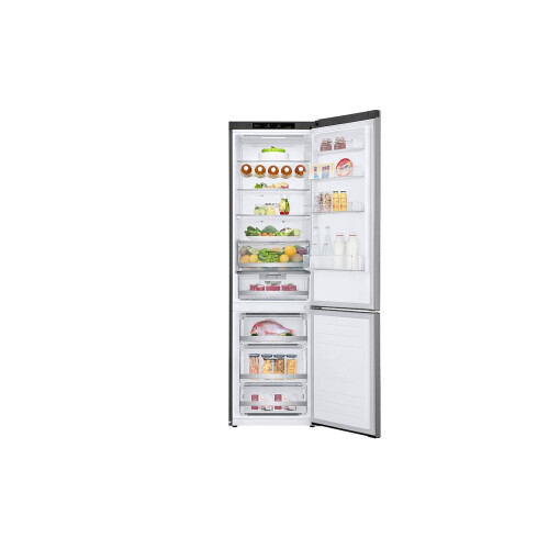 Lg Gbb72pzefn - Koel-vriescombinatie - 203 Cm - 384l - No Frost - Rvs