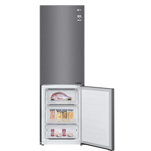 Lg Gbp61dspfn - Koel-vriescombinatie - 186 Cm - 341l - No Frost - Rvs | Nieuw (outlet)