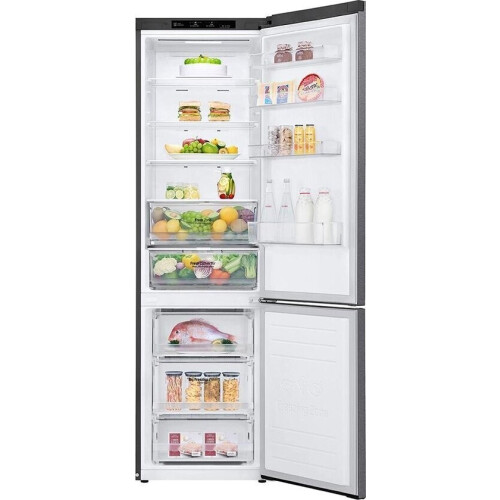Lg Gbp62dsncn - Koel-vriescombinatie - 203 Cm - 340l - No Frost - Grijs