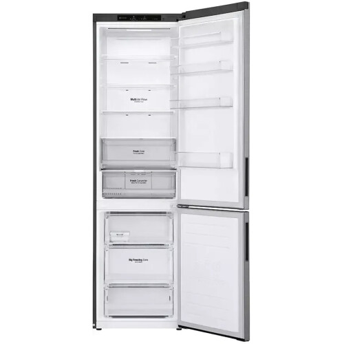 Lg Gbp62pznac - Koelvriescombinatie - 203 Cm - 384l - No Frost - Zilver | Nieuw (outlet)