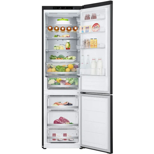 Lg Gbv7280bev - Koel-vriescombinatie - 203 Cm - Energieklasse B - Zwart | Nieuw (outlet)