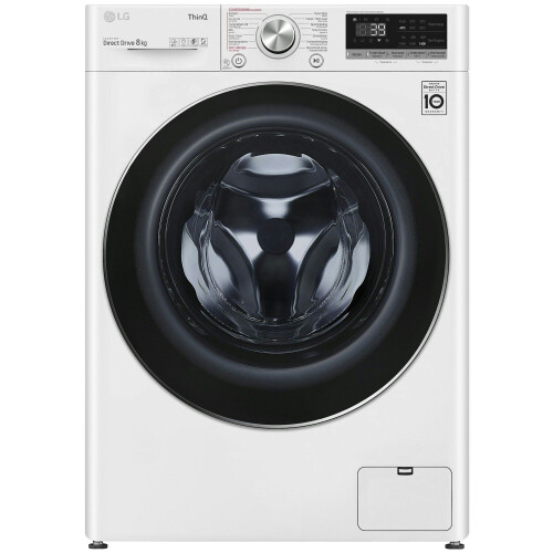 LG GC3V708S2 - Voorlader wasmachine - 8 kg - A - AI DD - Smart bediening Tweedehands