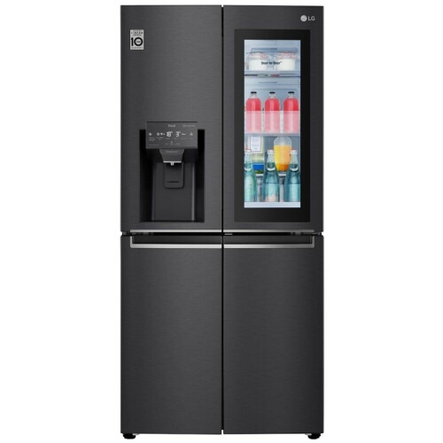 LG GMX844MCBF - Amerikaanse koelkast - 5 deuren met ijs- en waterdispenser - Energieklasse F