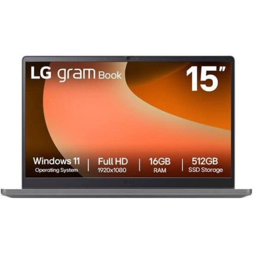 LG Gram 15U50T-G - Laptop - Intel® Core™ i5 i5-1334U 16 GB DDR4 512 GB SSD - Zilver